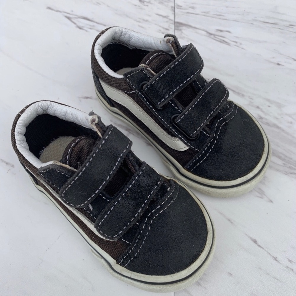 Vans toddler size 4.5 Hook and Loop Sneakers